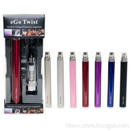 Variable Voltage eGo-C Twist Starter Kit, 1100mAh, 3.2V-4.8V, with Competitive Price